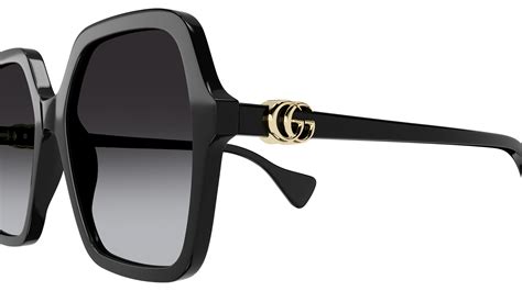 gucci 1072|Gucci™ GG1072SA 001 56 Black Sunglasses .